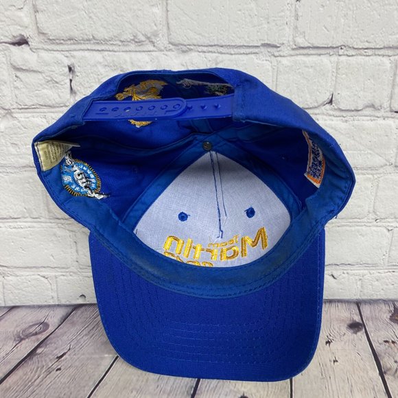 Racing Hat Cap Snapback Blue Team Martin 2013 Pedigree Wild Rows Uncle Bens - Picture 10 of 13